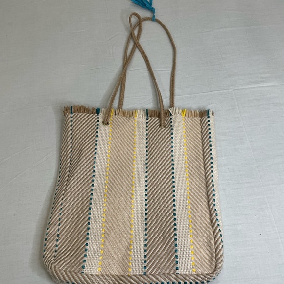Handbags - Woven Tote Bag -